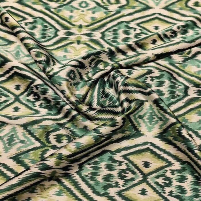 ساتن ابریشم ترک طرح دو