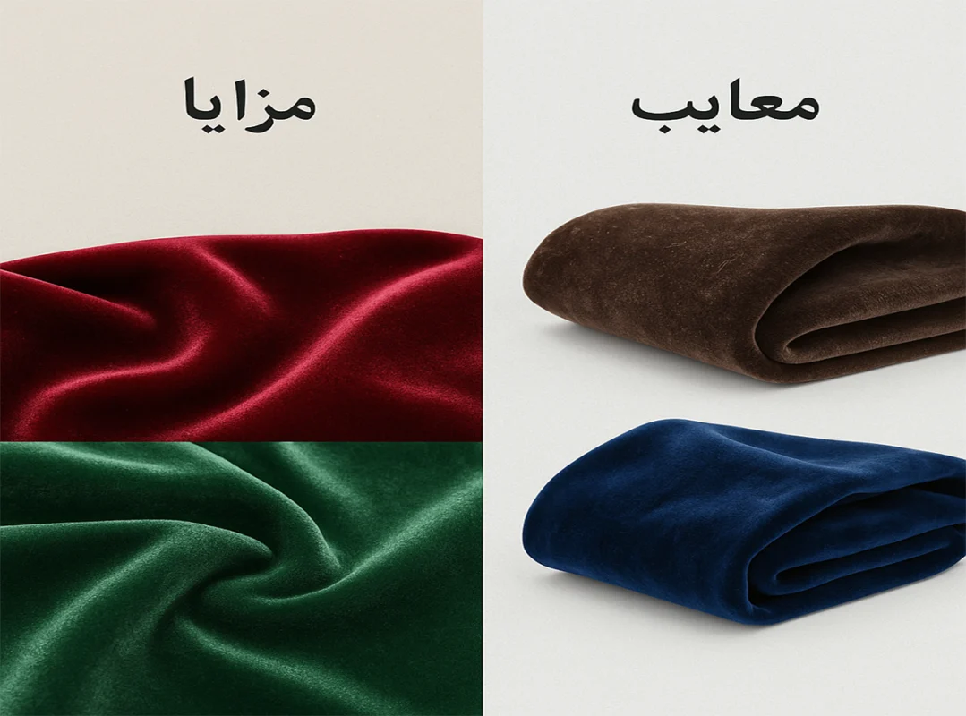 مزایا و معایب پارچه مخمل