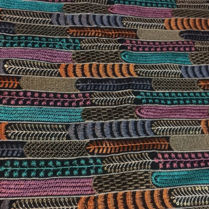 لینن سوزن دوزی مشکی 34585